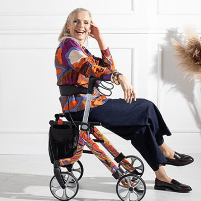 Huvudbild Rollator Space LX, Flower