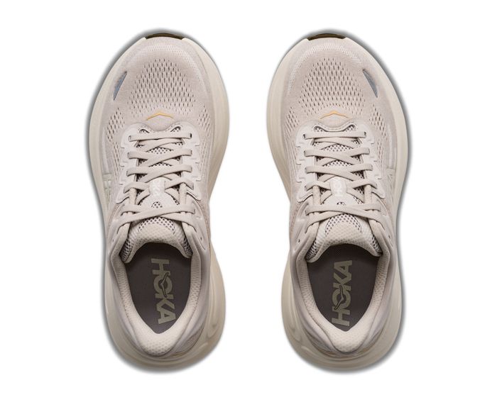 Hoka W Bondi 9 River Rock Grey/Alabaster