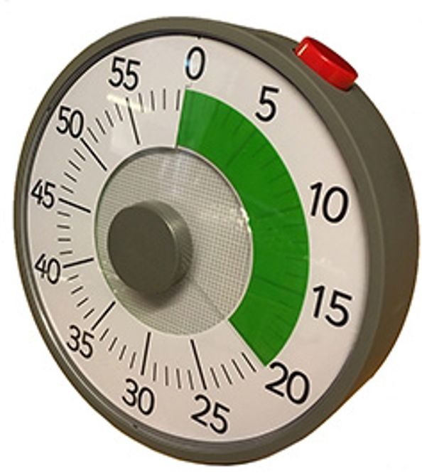 Huvudbild Timer, visuell/tyst